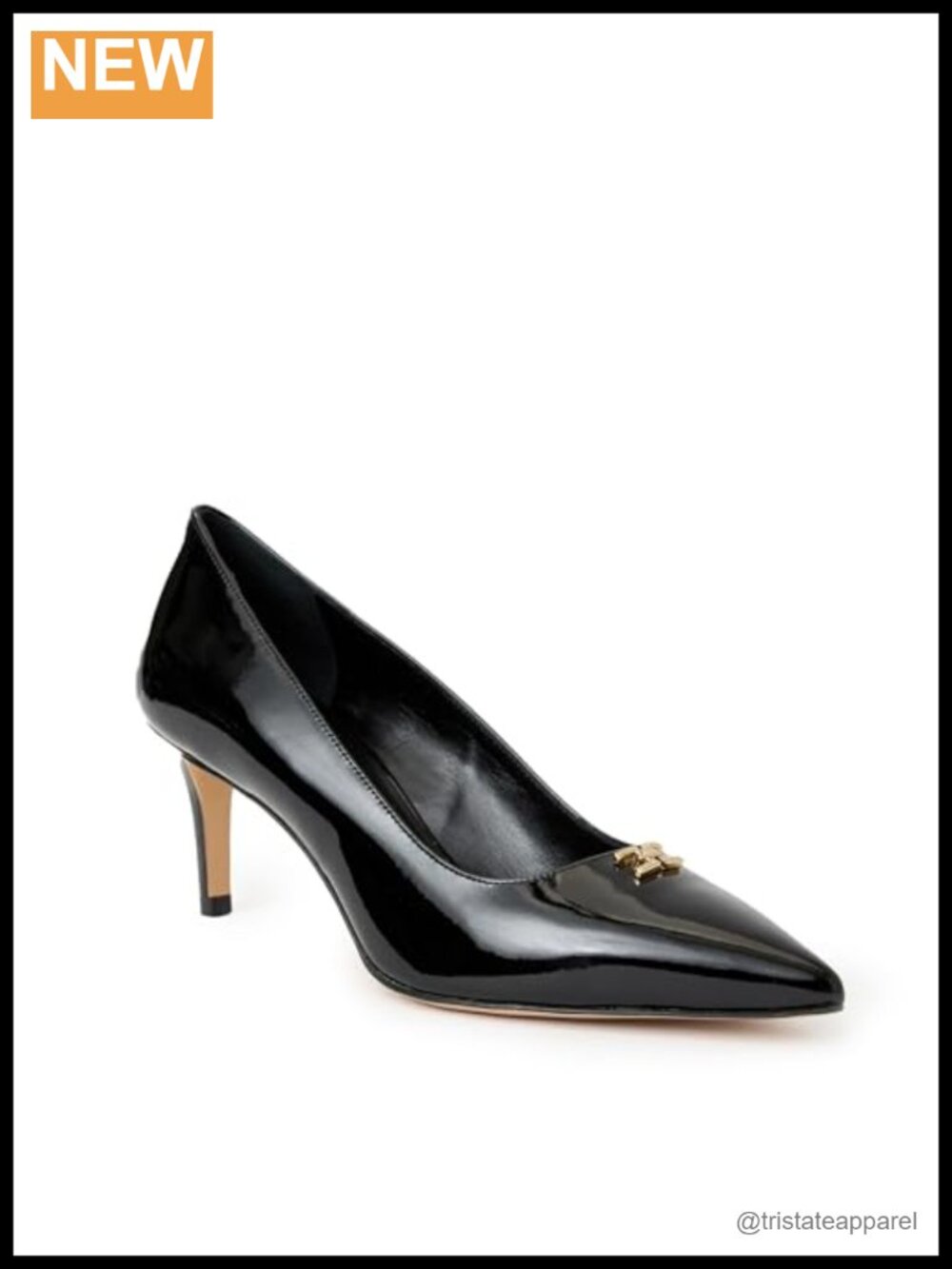 Leather Stiletto Pointed Toe Pump Heels